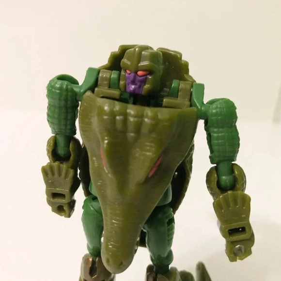 1995 Transformers Beast Wars Megatron Crocodile Alligator Incomplete - Picture 14 of 16